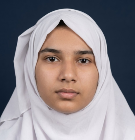 Arshiya Mirza
Class: X
Year: 2025-26
Marks: 92.17%